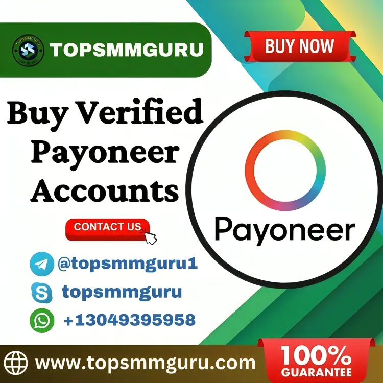 Buy Verified Payoneer Account - TopSmmGuru 100% Safe site